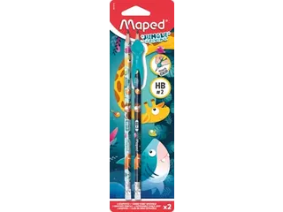 Jungle Fever Grafietpotlood Met Gumtip En Grip - 5