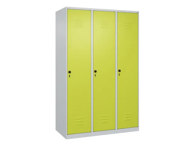 locker voor scheiding van kleding,HxBxD 1850x1200x500mm,3vak