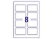 Visitekaart Avery C32015-25 85x54mm 260gr mat 200 stuks