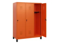 schoollocker,HxBxD 1630x1200x500mm,3vak,vak B 400mm,draaigrendel