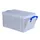 Opbergbox Really Useful 14 liter 395x255x210mm transparant wit
