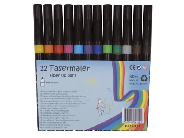 Viltstift Assorti Pak Van 12 Stuks