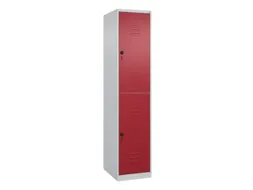 dubbeldekse locker,HxBxD 1850x400x500mm,1x2vak.,vak B 400mm