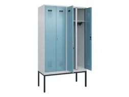 locker voor scheiding van kleding,HxBxD 2120x1200x500mm,4vak