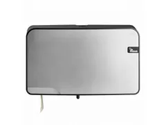 Mini duo jumbo Toiletrolhouder Zilver
