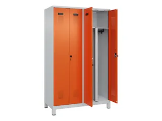 PBM-locker,HxBxD 1950x1200x500mm,4vak,vak B 300mm,draaigrendel - 1