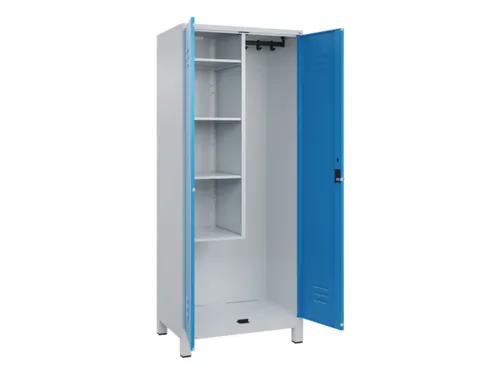 schoonmaakkast,HxBxD 1950x800x500mm,links 4vakken