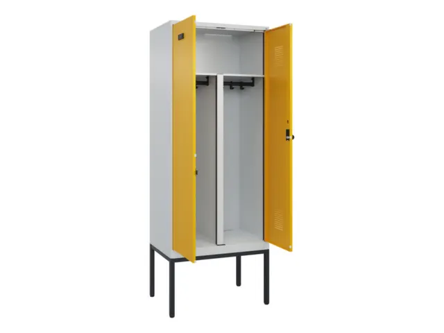 PBM-locker,HxBxD 2120x800x500mm,2vak,vak B 400mm,draaigrendel