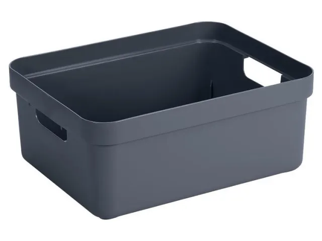 Boite Sigma Home - 24L Bleu fonce44,5 x 34,5 x 18 cm