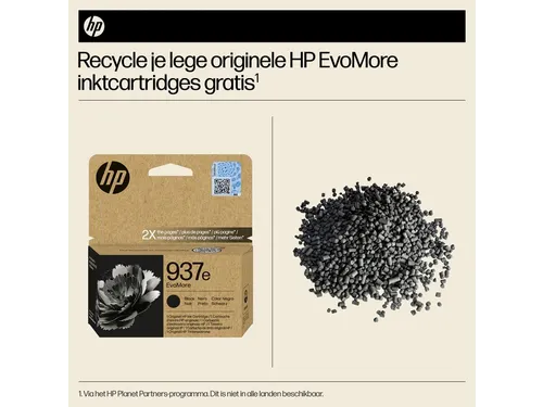 Inktcartridge HP 4S6W9NE 937E Evomore zwart