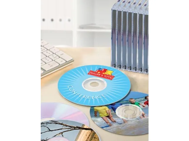 Avery Zweckform L6015-25 CD etiketten diameter 117 mm Wit 50 stuks