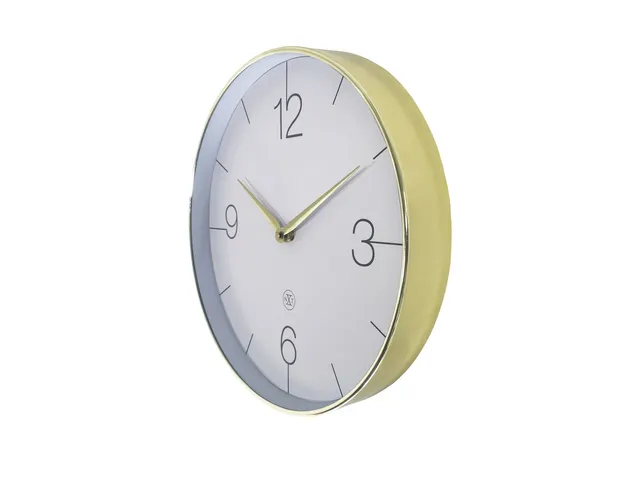 Horloge murale NeXtime Finesse Ø30,5cm or