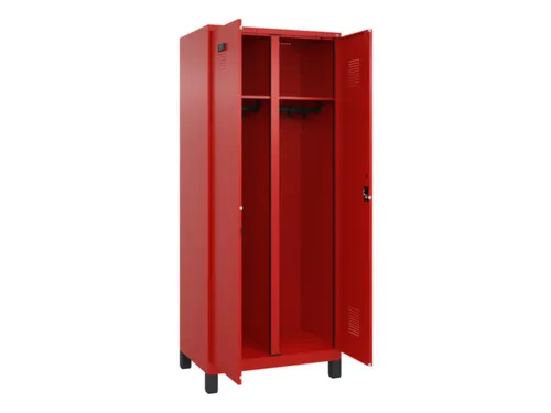 locker voor scheiding van kleding,HxBxD 1950x800x500mm,2vak