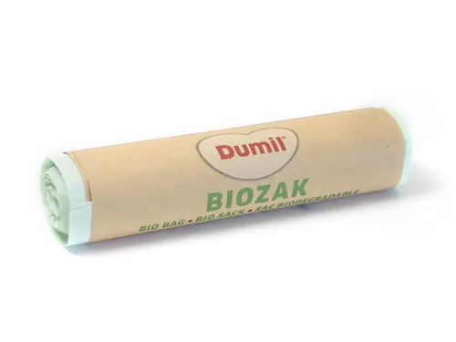 Dumil bio vuilniszak voor GFT, 16 micron, 60 l, groen, rol van 5 stuks