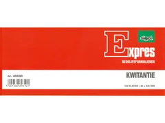 Kwitantieboekje Sigel Expres 84x205mm blok a 100 blad