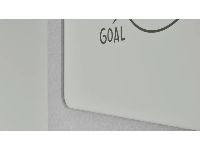 Tableau blanc acoustique mobile Silva 200x120cm gris clair