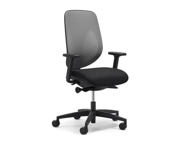 Giroflex Bureaustoel 353 met automatic-move mechanisme Net Grijs