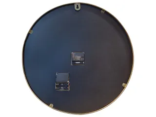 Zwarte Gear Klok - Grote Wandklok - 50cm - Bewegende tandwielen - "Wil - 8
