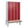 Z-garderobekast,HxBxD 2120x1200x815mm,8vak,vak B 300mm,draaigrendel