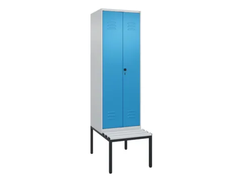 locker voor scheiding van kleding,HxBxD 2120x600x815mm,2vak