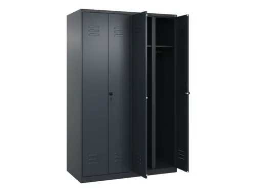 locker voor scheiding van kleding,HxBxD 1850x1200x500mm,4vak
