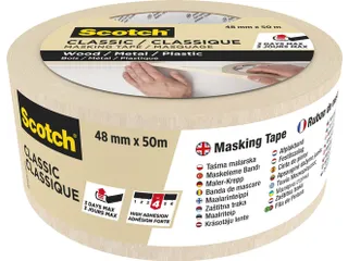 Afplaktape Scotch Classic 48mmx50m beige - 7