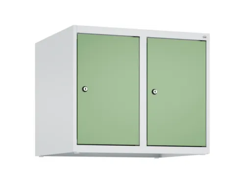 opzetkast,v. locker,2vak.,vak B 300mm,HxBxD 500x600x500mm,vleugeldeur