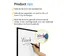 BRASQ Magnetisch Whiteboard 90x60cm Zwart met accessoire set