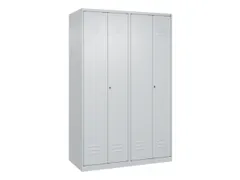 locker voor scheiding van kleding,HxBxD 1850x1200x500mm,4vak