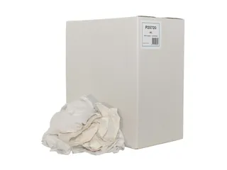 Poetslappen P25720 WL1 witte lappen katoen 1e kwaliteit 10kg - 2