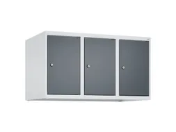 opzetkast,v. locker,3vak.,vak B 300mm,HxBxD 500x900x500mm,vleugeldeur