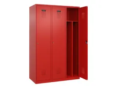 locker voor scheiding van kleding,HxBxD 1850x1200x500mm,3vak