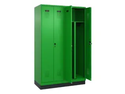 PBM-locker,HxBxD 1950x1200x500mm,4vak,vak B 300mm,draaigrendel