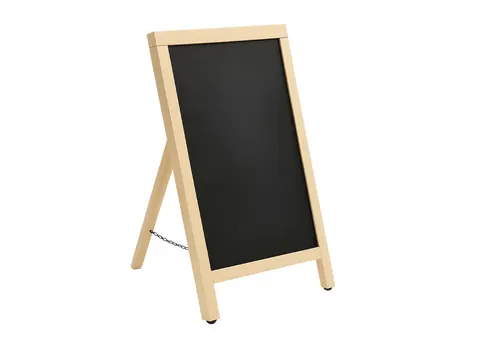 BRASQ enkelzijdig Krijtstoepbord 55x85cm Dennenhout Blank