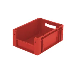 Euronorm Stapelkrat M. Grijpopening Pp Hxlxb 170X400X300Mm Rood