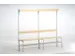banc-patère,HxLxP 1650x2000x375mm,barrettes en bois