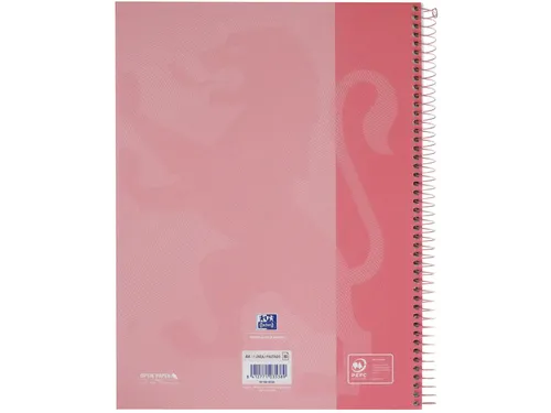 Notitieboek Touch Europeanbook A4+ lijn 80v Pastel Roze