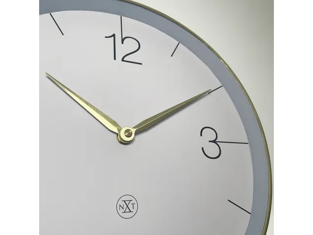 Horloge murale NeXtime Finesse Ø30,5cm or