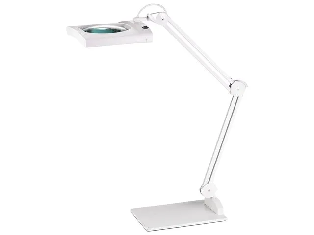 Bureaulamp met loep Alco LED wit 12,4 watt 62 LEDS