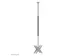 Neomounts NS-EP100BLACK Extension pour support plafond écran h107.5 c