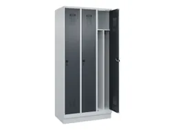 locker voor scheiding van kleding,HxBxD 1950x900x500mm,3vak