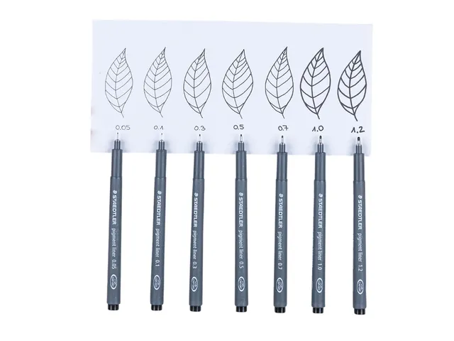 Fineliner Staedtler pigment 308 display à 120st assorti