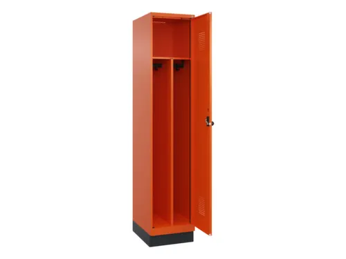 locker voor scheiding van kleding,HxBxD 1950x400x500mm,1vak