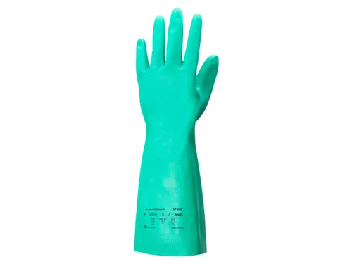 Ansell AlphaTec Solvex 37-695 nitril handschoen groen maat 10 12paar