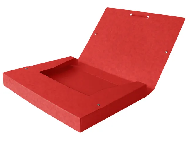 Elastobox Oxford Top File+ A4 40mm rood