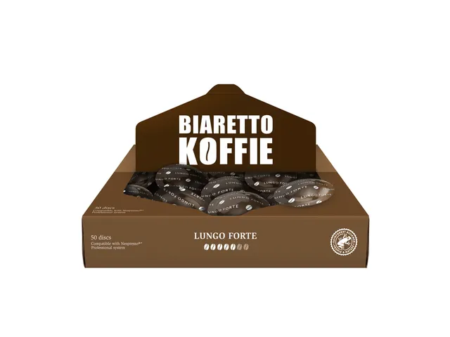 Koffie Biaretto Lungo Forte Nespresso Disc 50 Stuks