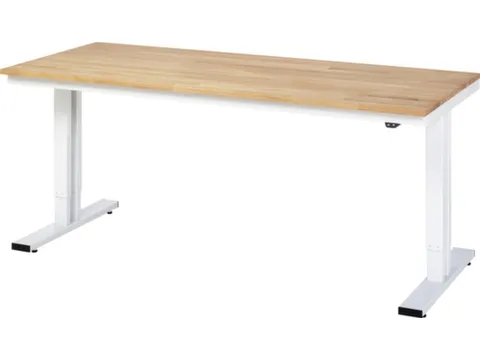 Werkbank elektrisch hoogte verstelbaar 720-1120x2000x800mm beukblad