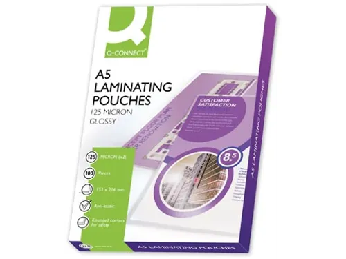 Lamineerhoes A5 Glanzend 153x216mm 2x125 Micron Doos 100 stuks