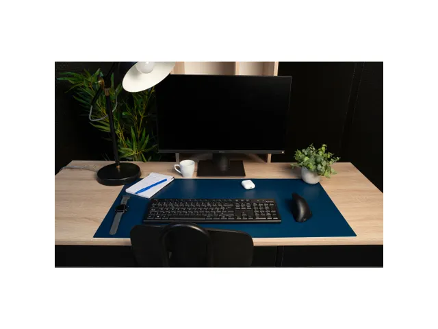 Onderlegger PU 40x80 cm tropisch/cyaan