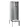 locker met bank,voor scheiding van kleding,HxBxD 2120x600x815mm,2vak